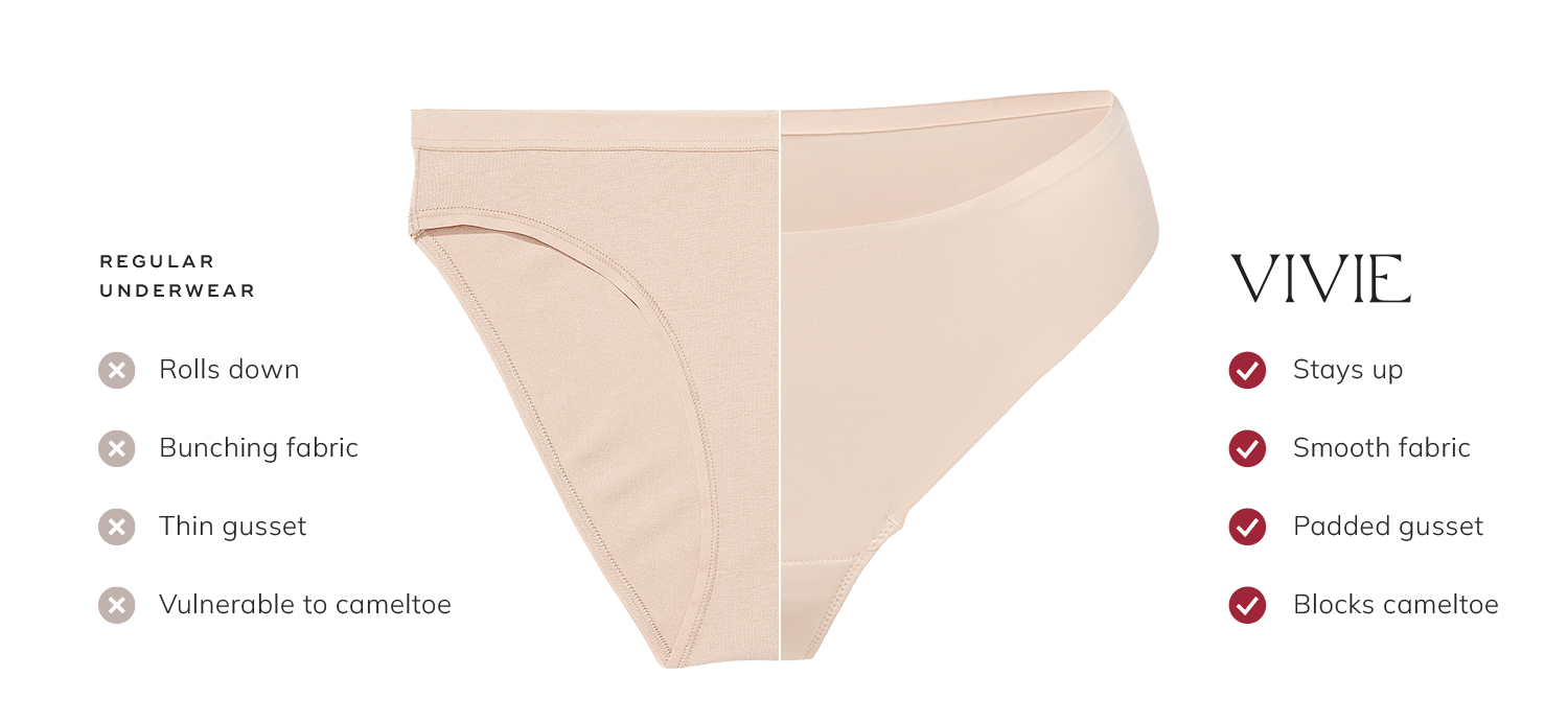 Vivie Intimates Camelno® vs. Traditional Underwear: What’s the Difference? - Vivie Intimates